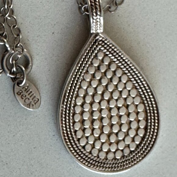 Anna Beck Classic Reversible Teardrop Necklace - Picture 4 of 6